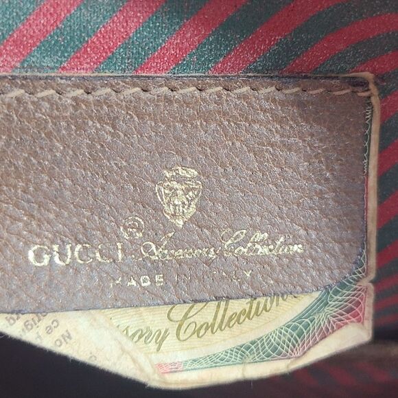 Gucci Canvas Leather Shoulder Bag - Picture 2 of 9